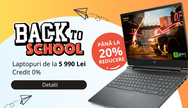 Back to school! Reduceri pâna la 20% la laptopuri